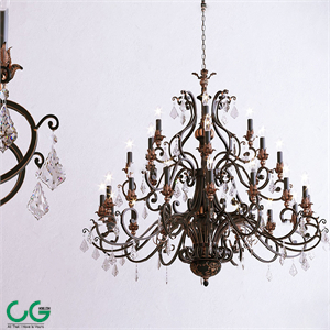 Light In The Box Elegant Candle Style Crystal Chandelier 02